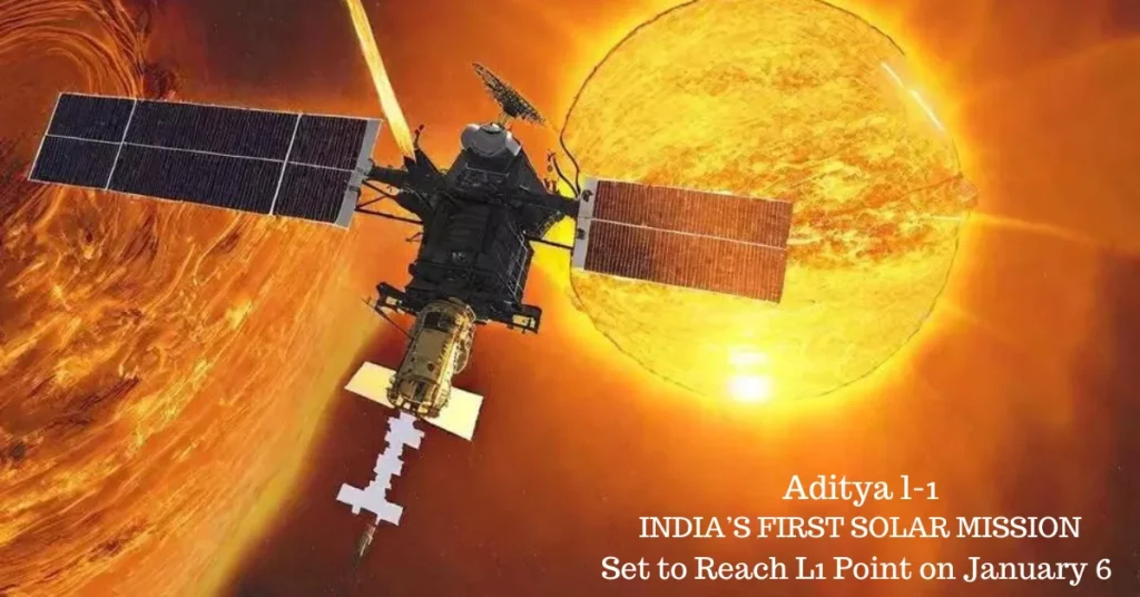 aditya l-1 solar mission reach l1 on january 6