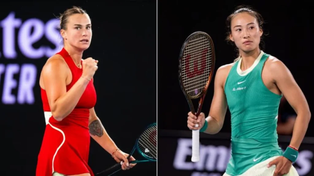 Australian Open Women's singles final 2024- Zheng Qinwen Vs Aryna Sabalenka 
