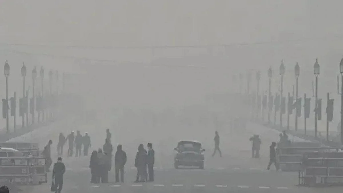 Delhi is covered in a thick layer of fog, more than 50 flights are delayed