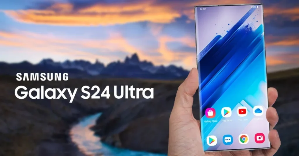 The Samsung Galaxy S24 Ultra smartphone