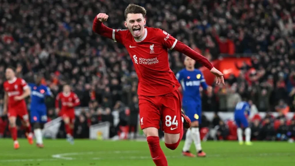 Conor Bradley, was the standout player with his first goal and two assists for Liverpool.