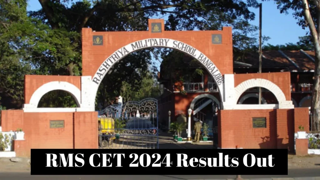 RMS CET 2024 Results Out